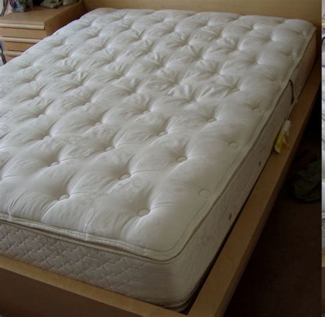 Choosing a pillow top mattress is a task that needs time, patience, and skill. File:Pillowtop-mattress.jpg - Wikimedia Commons