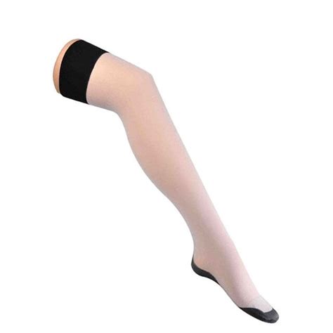 buy 1pair sexy women heal seamed seam over knee thigh high stockings pantyhose