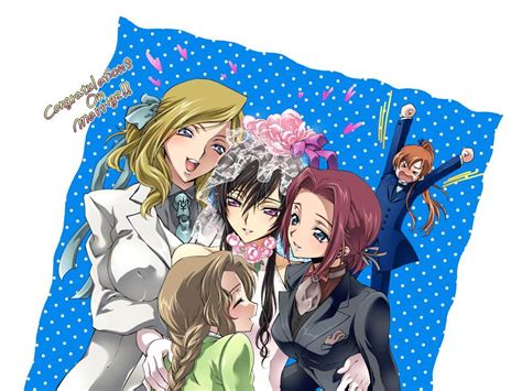 Code Geass Kallen Stadtfeld Lelouch Lamperouge Male Millay Ashford Nunnally Lamperouge Shirley