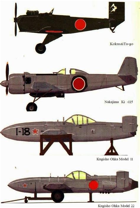 Japanese Kamikaze Planes Aircraft Art Aircraft Wwii Fighters