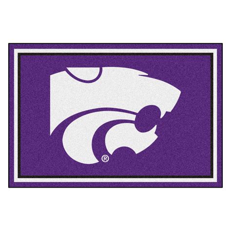 Kansas State Wildcats Area Rug 5 X 8