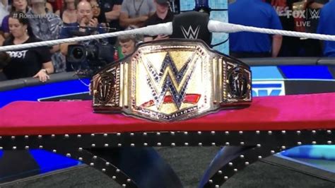 New Undisputed Wwe Universal Championship Unveiled On Wwe Smackdown