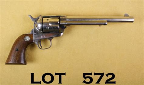 Colt Saa Revolver 32 Wcf Cal 7 12 Barrel Nickel Finish Later