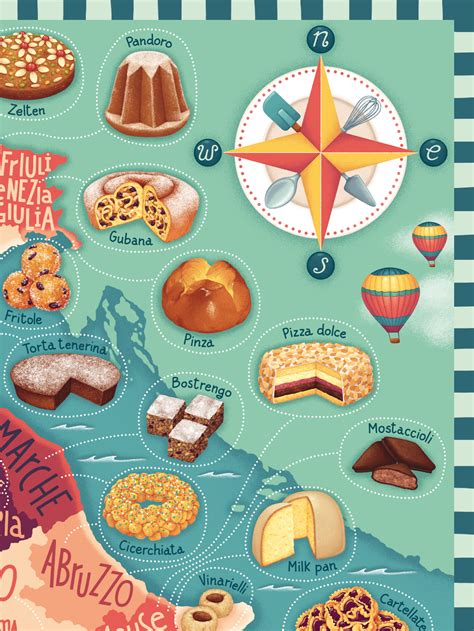 Food Map Italian Traditions Italy Food Appreciation Behance