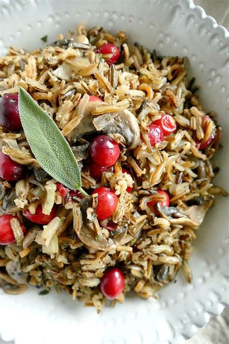 Vegan Mushroom And Cranberry Wild Rice Pilaf Recipe Stuffed