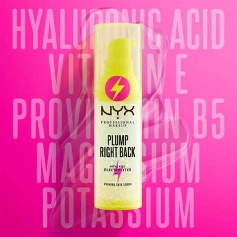 Nyx Makeup Nyx Professional Makeup Plump Right Back Plumping Primer
