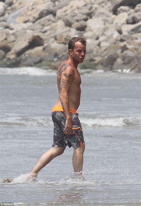 Shirtless Stephen Dorff Shows Off His Tattoos And Lean Physique At