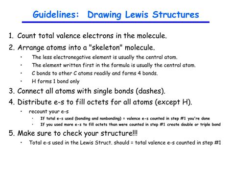 Rules For Drawing Lewis Structure Howtoglowupin10days