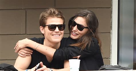 Paul Wesley And Phoebe Tonkin Got Cute At The Us Open In Nyc On The