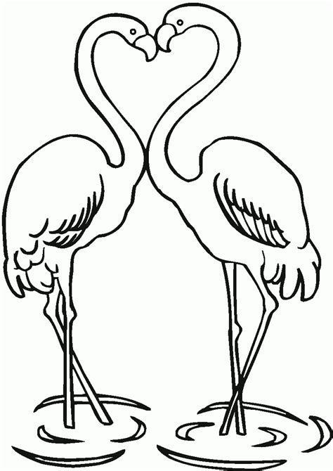 Ausmalbilder Flamingo Freude Kinder