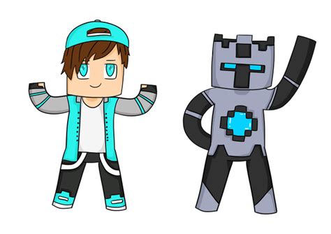 Draw Your Minecraft Skin As A Cool Cartoon Character By
