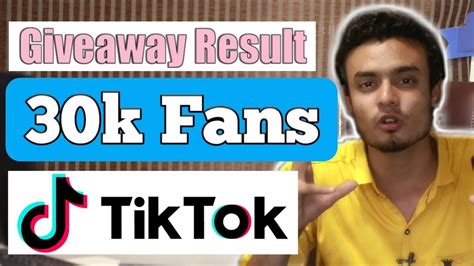 30k Fans On Tik Tok 2021 How To Increase Tik Tok Fans Giveaway