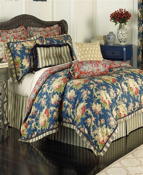 Waverly Sanctuary Rose King Comforter Set And Reviews Bedding