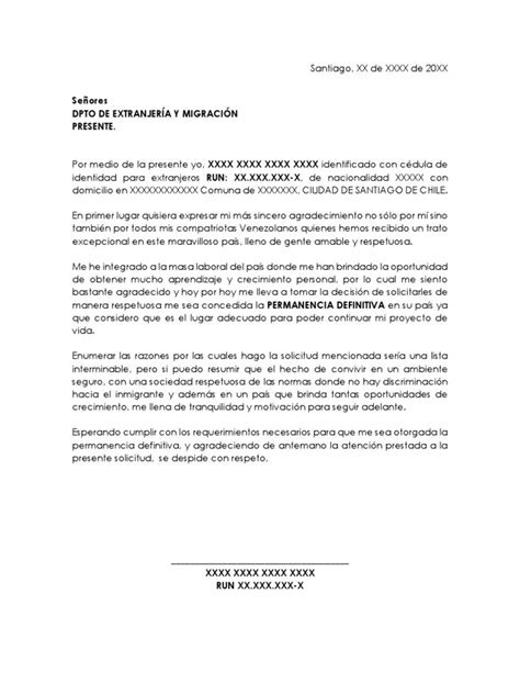 Carta de recomendacion de migracion. Ejemplos De Cartas Dirigidas A Migracion - Nuevo Ejemplo