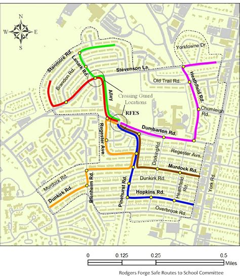 School Bus Route Map