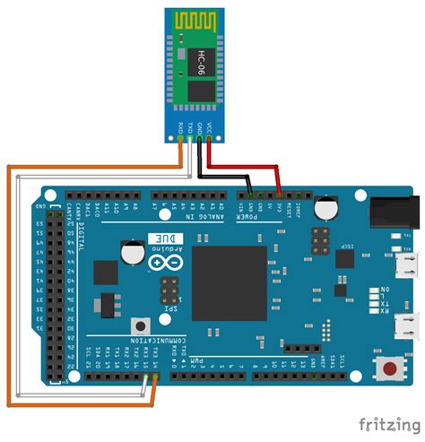 Arduino Er Connect Arduino Due With Hc 06 Bluetooth Module