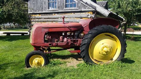 Old Vintage Tractor Stock Photo Image Of Farming Industry 177209006