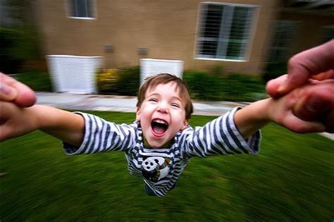 Use The Self Timer On Your Camera For Spinning Child Shots Petapixel