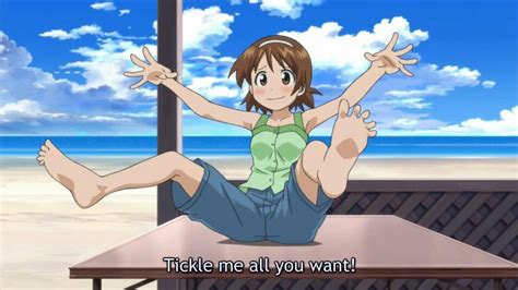 Anime Girl Lying Feet