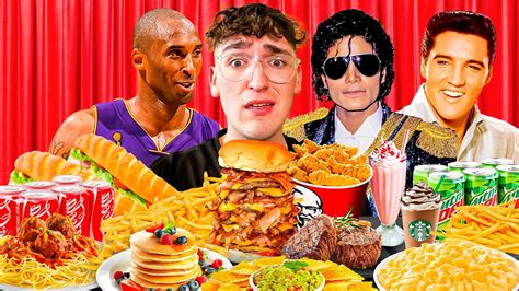 Eating Celebrities Final Meals Youtube