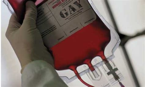 Gay Blood Donation Ban Haemosexual