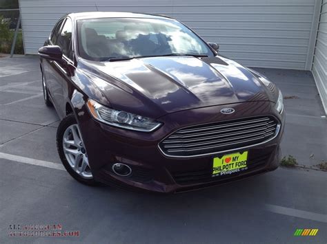 2013 Ford Fusion Se 16 Ecoboost In Bordeaux Reserve Red Metallic Photo