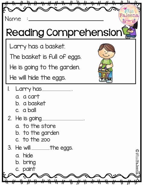Reading Worksheets For Kids Activities Reading Comprehension