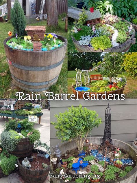 Sign in to check out check out as guest. Rain Barrel Gardens | Fairy garden, Garden containers ...