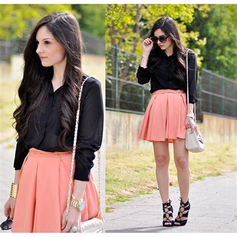 Black And Pink Fashion Gorgeous Clothes Inexpensive Dresses