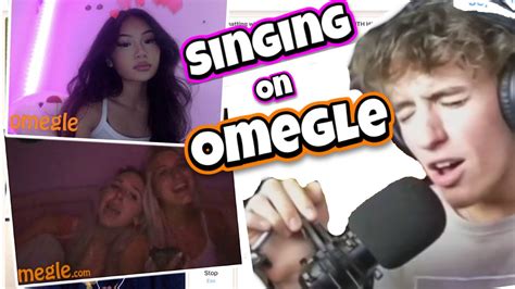 Girls Fall In Love By Singing Omegle Funny Moments Youtube