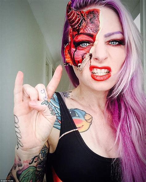 Make Up Artist Sarah Mudle Creates Terrifying Looks For Halloween