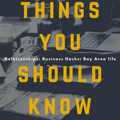 Things You Should Know Podcast Things You Should Know Listen Notes