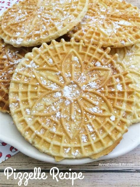 You may have christmas cookie recipes passed down from a mother or grandfather; italian pizzelle recipe giada