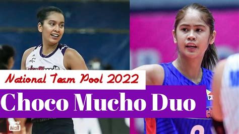 Choco Mucho Duo Deanna Wong And Kat Tolentino Pnvf National Team Pool