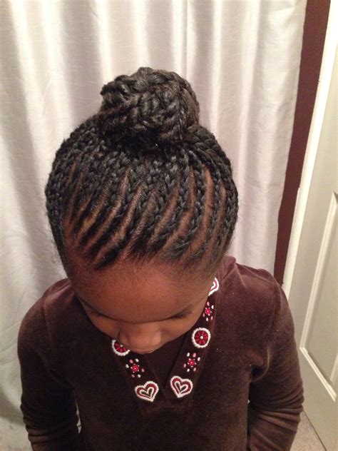 10 Cornrows Up Into A Bun Fashion Style