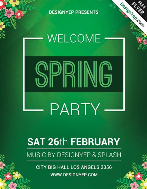 Free Spring Flyer Templates