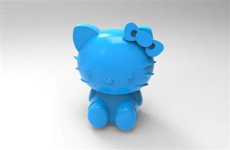 Free Stl File Hello Kitty Remix 👋・3d Printable Object To Download・cults