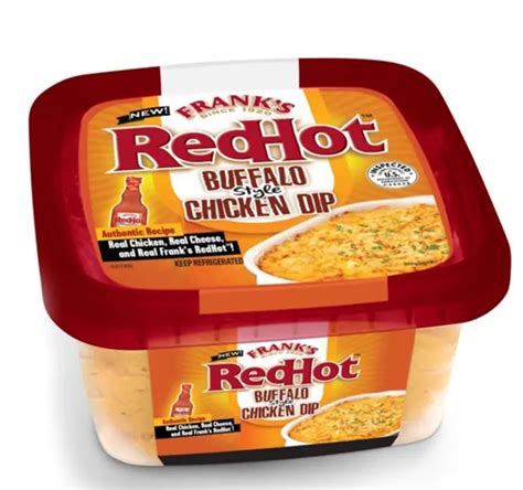 Franks Redhot Have Released Huge Tubs Of Buffalo Style Chicken Dip