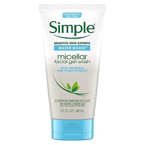 Simple Water Boost Micellar Facial Gel Wash By SIMPLE FACE Oz