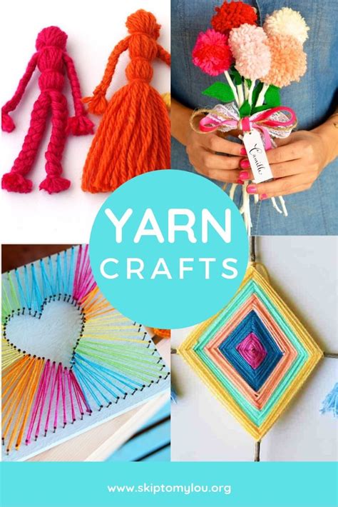 Yarn Crafts Yarn Crafts For Kids Yarn Crafts Crafts