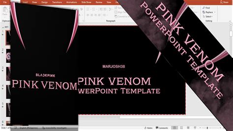 Pink Venom Blackpink Inspired 11th Powerpoint Template Youtube