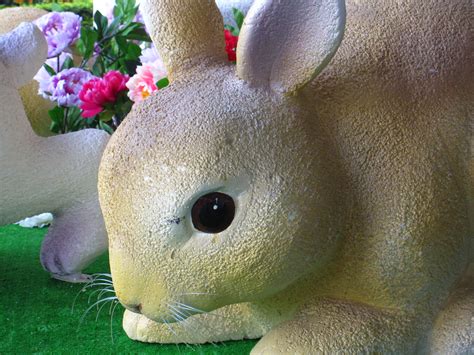 Img1744 Giant Styrofoam Rabbit In A Display Outside Sunte Flickr