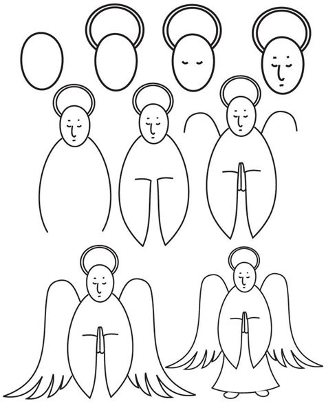 How To Draw Angel Gabriel Step By Step At Drawing Tutorials