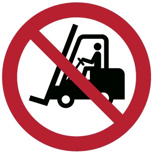 No Fork Lift Trucks Sign Fork Lift Signage Safety Signs Notices