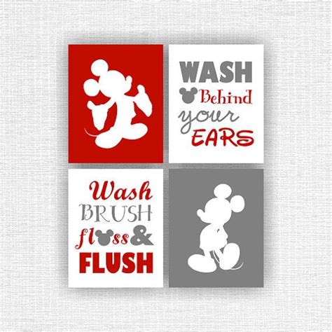 Check out our mickey mouse bathroom decor selection for the very best in unique or custom, handmade pieces from our wall décor shops. INSTANT DOWNLOAD Mickey Mouse Disney silhouette, Mickey ...