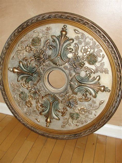 A ceiling medallion, originally called a ceiling rose, comes from the early 1500s when king henry the viii ruled. painted ceiling medallion - Google Search | Creative idea ...