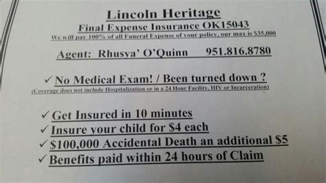 Lincoln Heritage The Better Choice Final Expense Insurance Funeral Expenses Final Expense