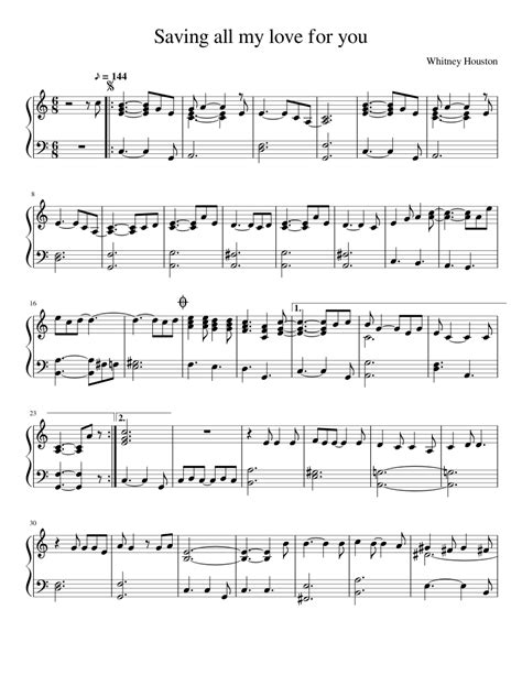 Baixar musicas's main feature is download baixar musicas apk latest version. Saving all my love for you Sheet music for Piano (Solo ...