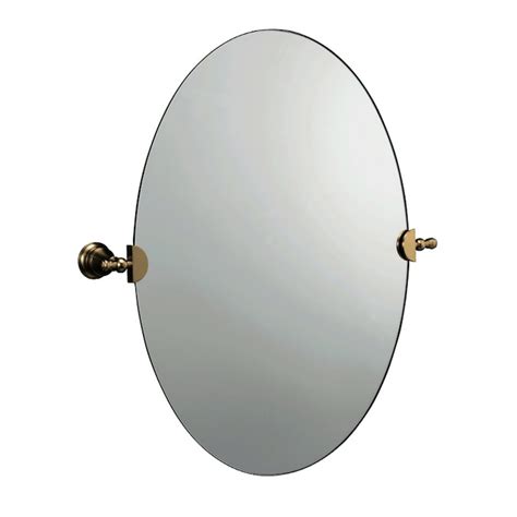 Kohler Antique Vibrant Brushed Bronze Oval Bath Mirror At