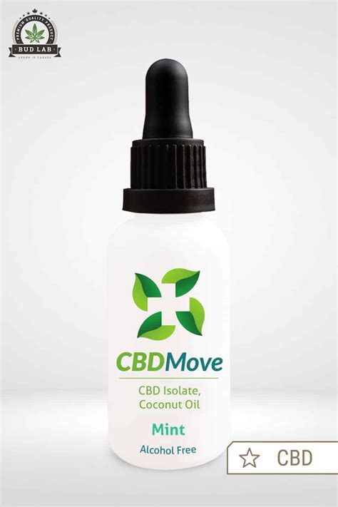 Cbd Move Cbd Isolate Tincture Mint 1000mg Bud Lab